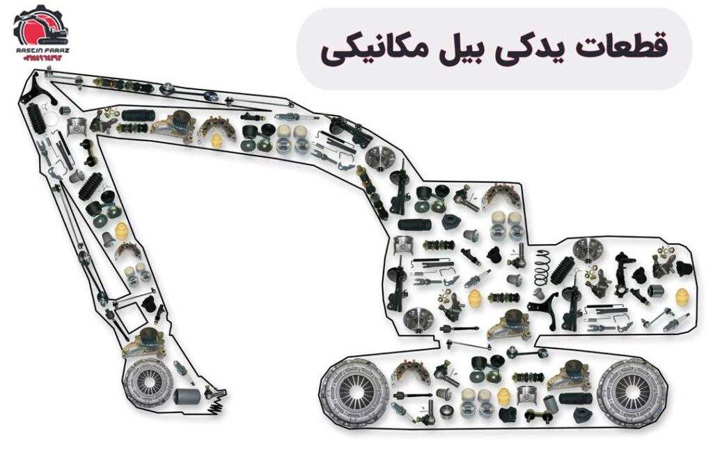 خرید لوازم یدکی بیل مکانیکی از واردکننده
