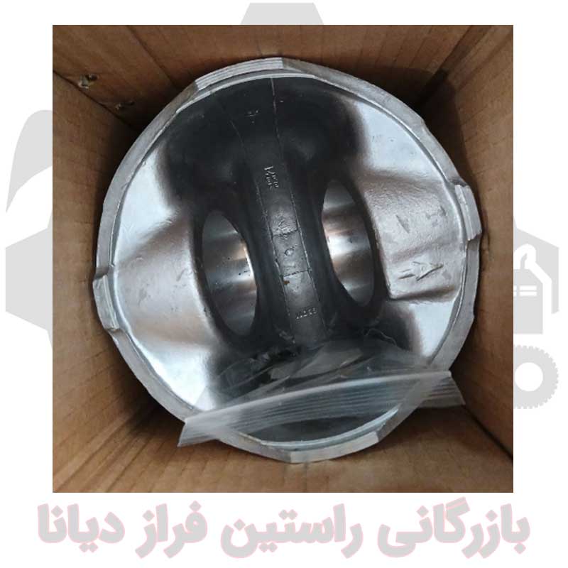 پیستون MAHLE داخل کارتن — نمای بالا (بسته‌بندی داخلی)